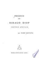 Présence de Birago Diop conteur africain