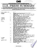 Press Summary - Illinois Information Service