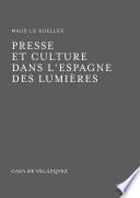 Presse et culture dans l'Espagne des Lumières