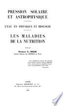 Pression solaire et astrophysique
