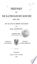 Preussen und die katholische kirche seit 1640: Von 1786 bis 1792