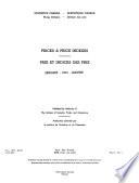 Prices & Price Indexes