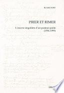 Prier et rimer