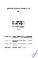 Principes d'économie mathématique