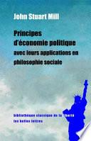 Principes D'Economie Politique Avec Leurs Applications En Philosophie Sociale