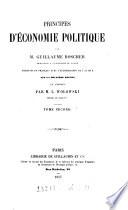 Principes d'economie politique, tr. [from System der Volkswirtschaft, vol.1] et annotés par L. Wolowski. (Écon. & publicistes contemp.).