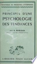 Principes d'une psychologie des tendances