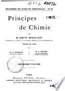 Principes de chimie