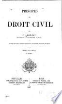 Principes de droit civil français