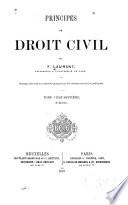 Principes de droit civil français