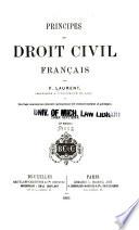 Principes de droit civil français