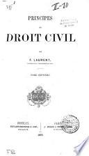 Principes de droit civil