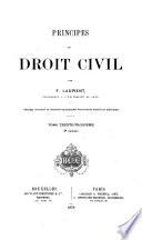 Principes de droit civil
