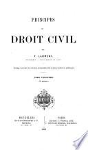 Principes de droit civil