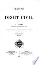 Principes de droit civil