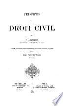 Principes de droit civil