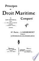 Principes de droit maritime comparé