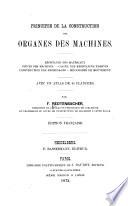 Principes de la construction des organes des machines