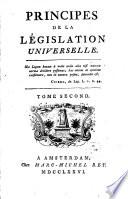 Principes de la législation universelle
