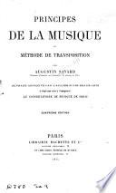 Principes de la musique et méthode de transposition