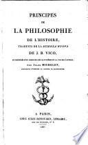 Principes de la philosophie de l'histoire
