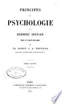 Principes de psychologie
