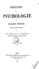 Principes de psychologie