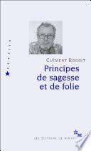 Principes de sagesse et de folie