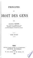 Principes du droit des gens