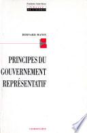Principes du gouvernement représentatif