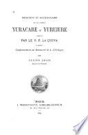 Principes et dictionnaire de la langue yuracare ou yurujure