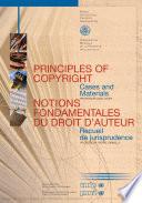 Principles of Copyright Law - Cases and Materials