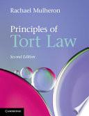 Principles of Tort Law