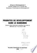 Priorités de développement dans le Bandundu