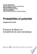 Probabilités et potentiel: Chapitres XVII à XXIV. Processus de Markov (fin). Compléments de calcul stochastique