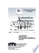 Probabilités et statistique avec applications en sciences de la nature, sciences administratives et sciences de la santé
