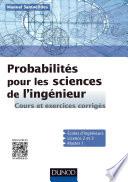 Probabilités pour les sciences de l'ingénieur