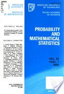 Probability and Mathematical Statistics