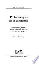 Problématiques de la géographie