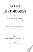 Problèmes historiques