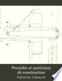Procédés et matériaux de construction