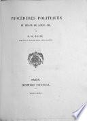 Procédures politiques du règne de Louis XII.