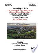 Proceedings of the 17th European Conference on Game-Based Learning