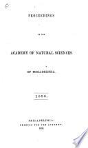 Proceedings of the Academy of Natural Sciences of Philadelphia