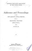 Proceedings of the Annual Meeting - National Education Association of the United States