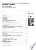 Proceedings of the Conference on Coastal Watersheds
