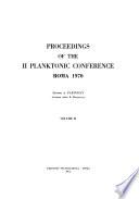 Proceedings of the II Planktonic Conference, Roma, 1970