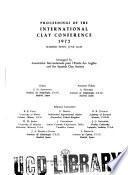 Proceedings of the International Clay Conference 1972, Madrid, Spain, June 23-30