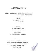 Proceedings of the ... International Congress of Biochemistry