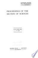 Proceedings of the Koninklijke Nederlandse Akademie Van Wetenschappen